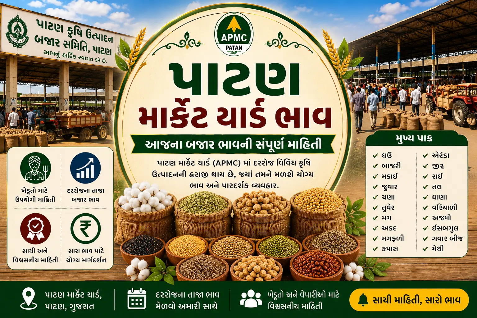 Patan Market Yard Bhav Today